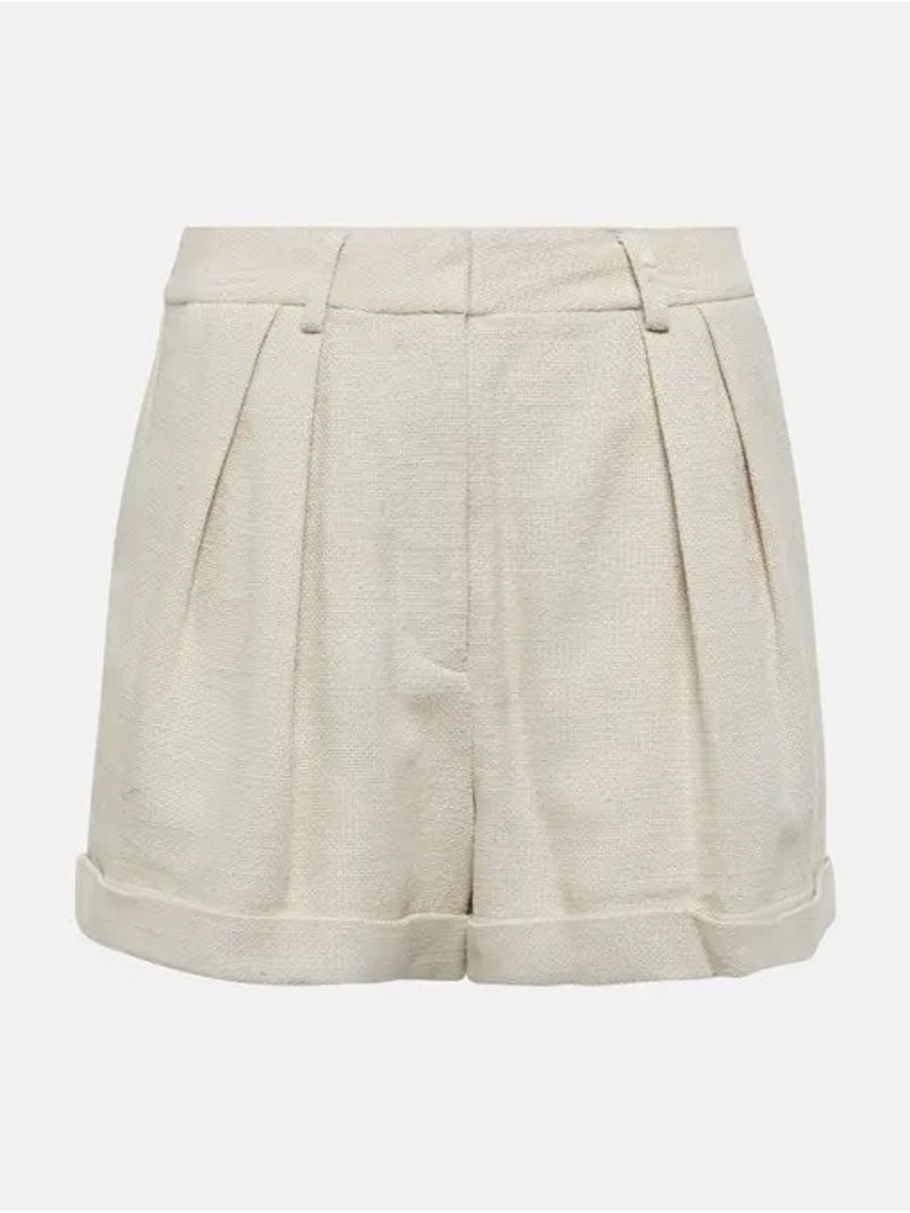 STAUD Luisa Shorts Size 12 Oatmilk